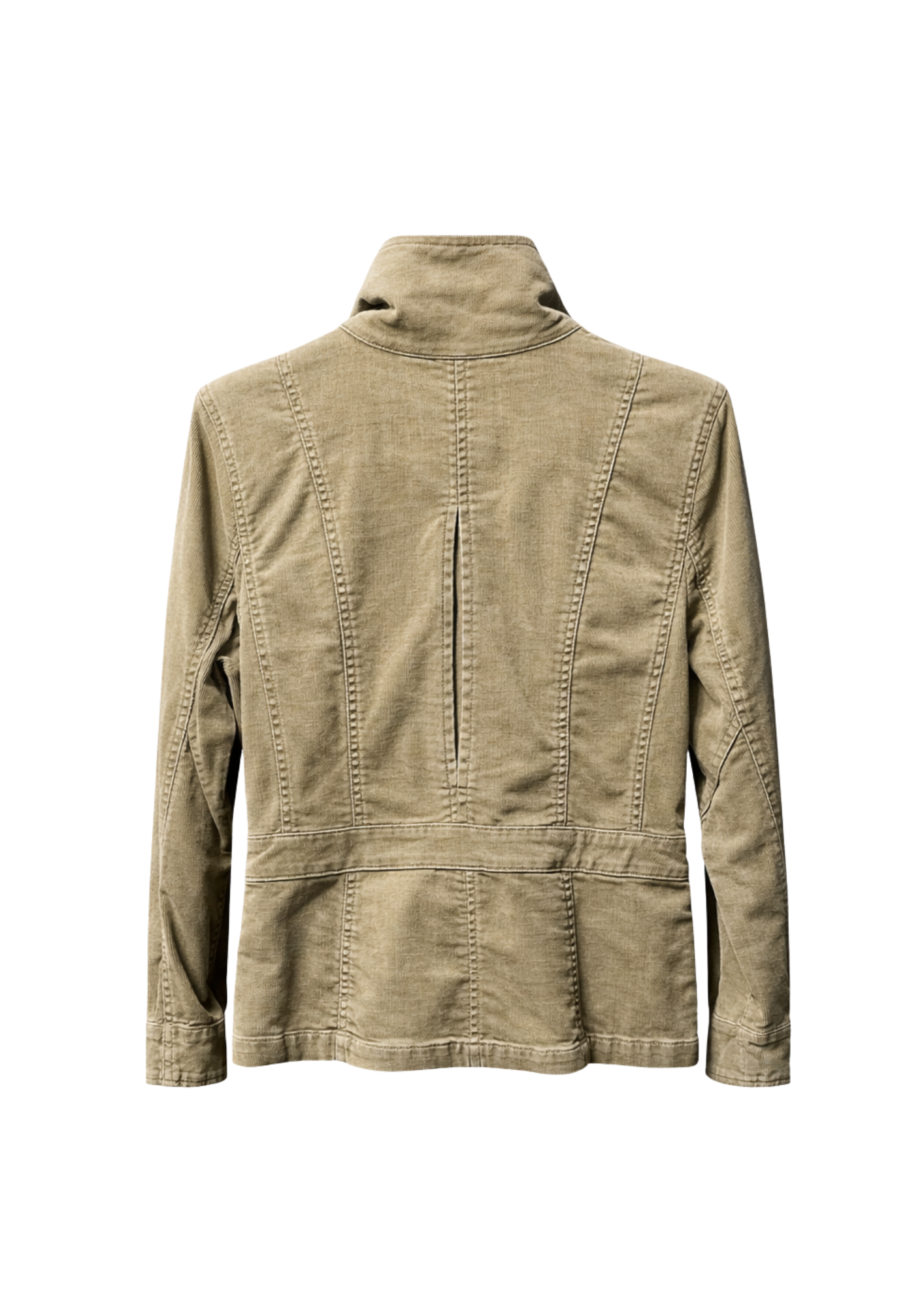 Eddie Bauer Fitted Utility Jacket with Panel Construction