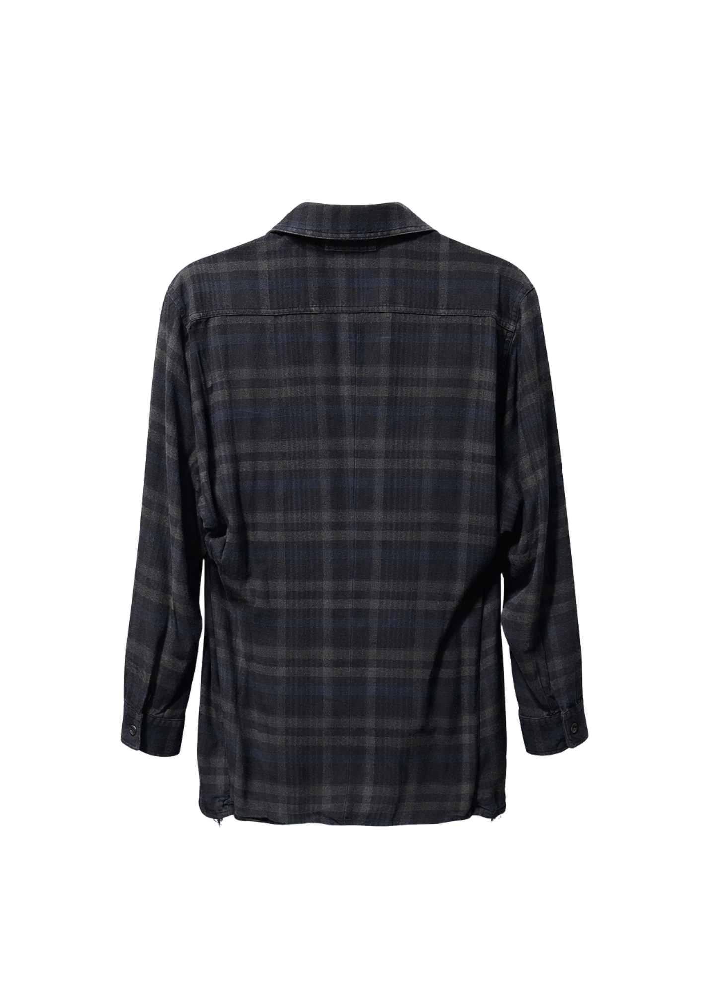 Comme des Garçons Homme Charcoal Drift Check Jacket