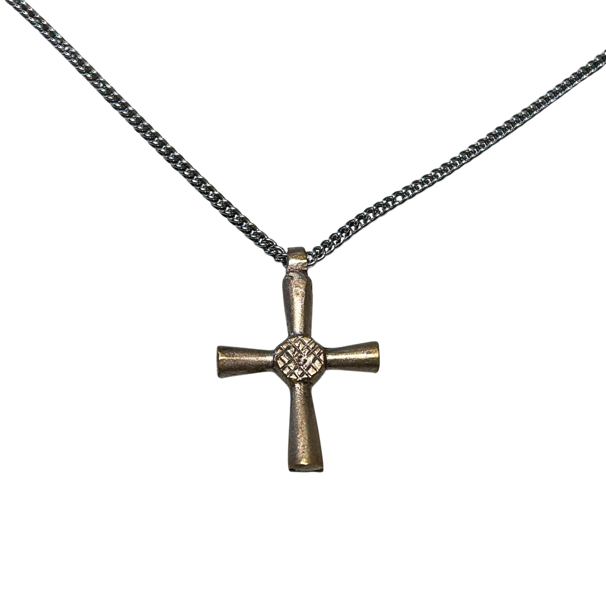 BRONZE CROSS NECKLACE AFRICAN VINTAGE