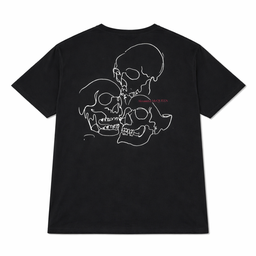 Alexander Mc Queen Alexander McQueen 2009 Triple Skull illustrative Autumn/Winter Collection