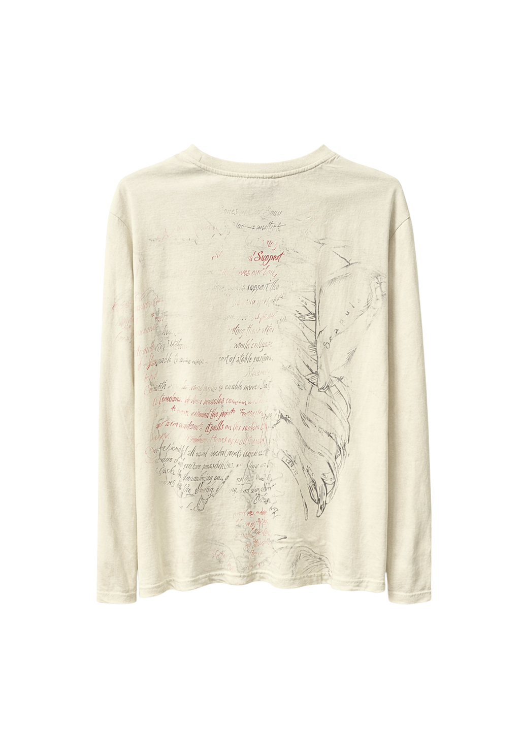 Ice Valley Archival Anatomical Print Long Sleeve
