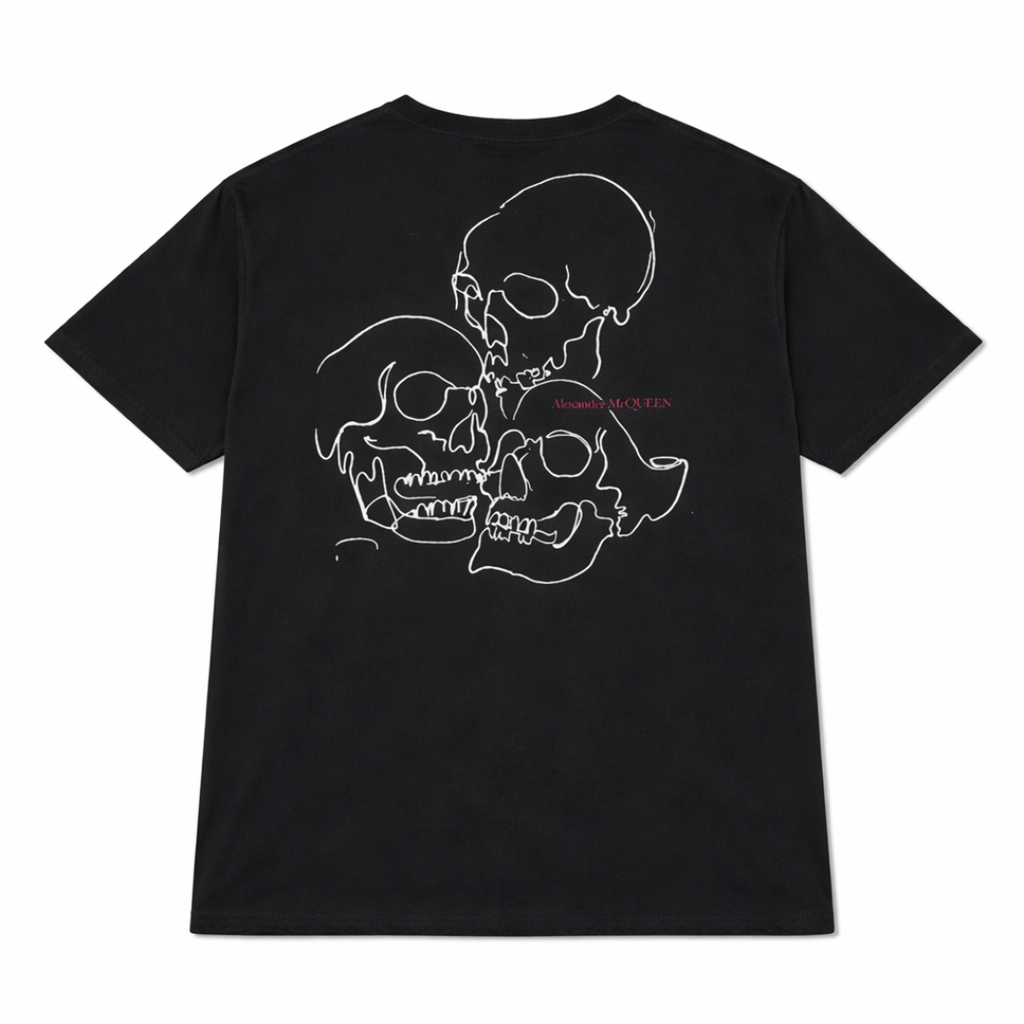 Alexander Mc Queen Alexander McQueen 2009 Triple Skull illustrative Autumn/Winter Collection