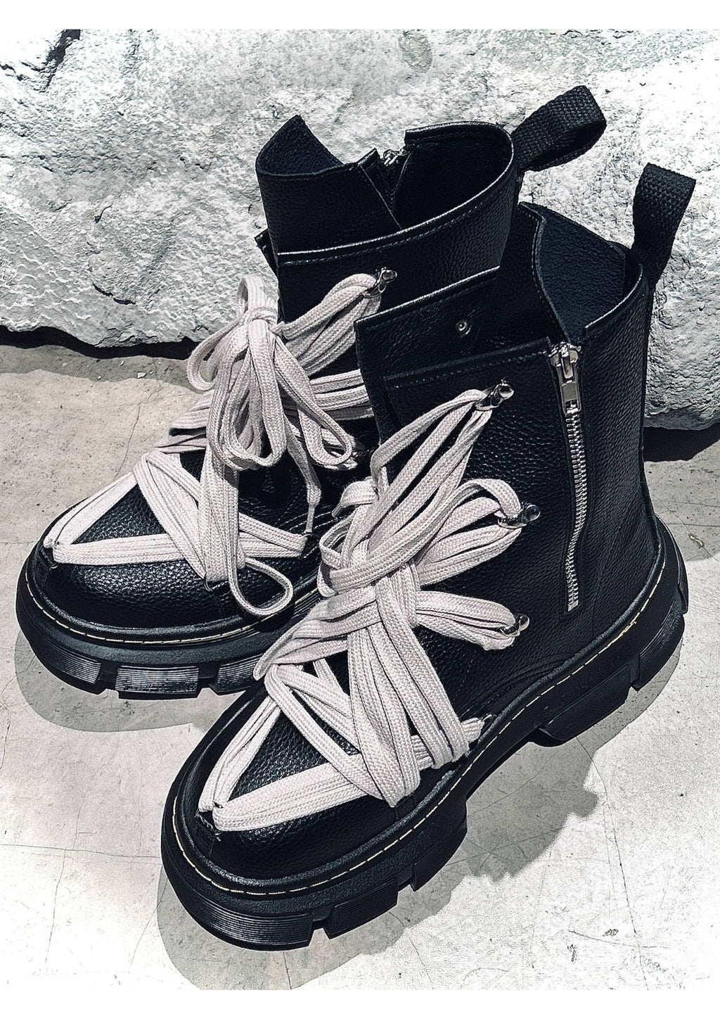 Chunky Lace Combat Boots