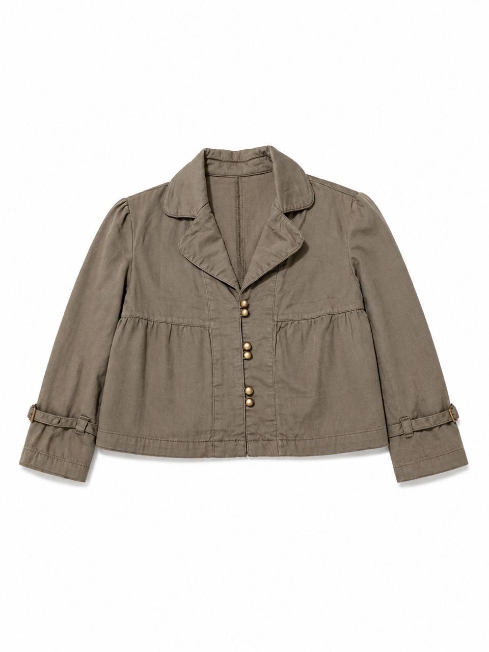 Grey Cropped Jacket