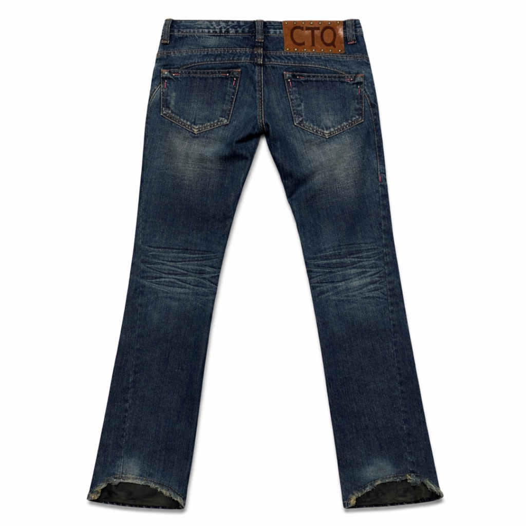 Razor Fade Distressed Denim