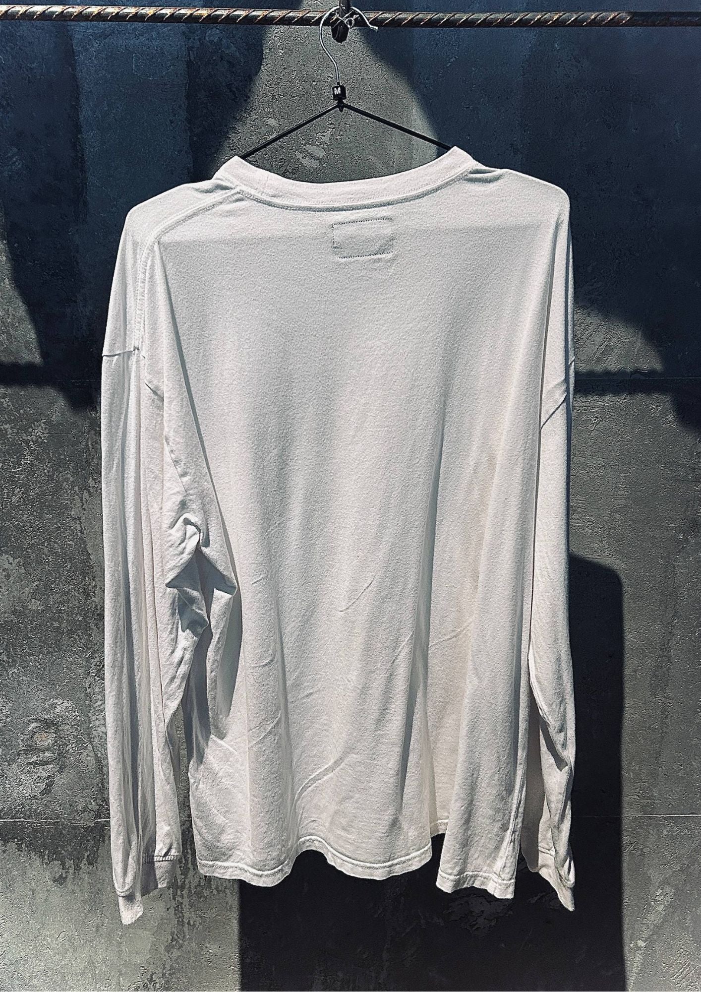 Number (N)ine Logo Long Sleeve Tee – White