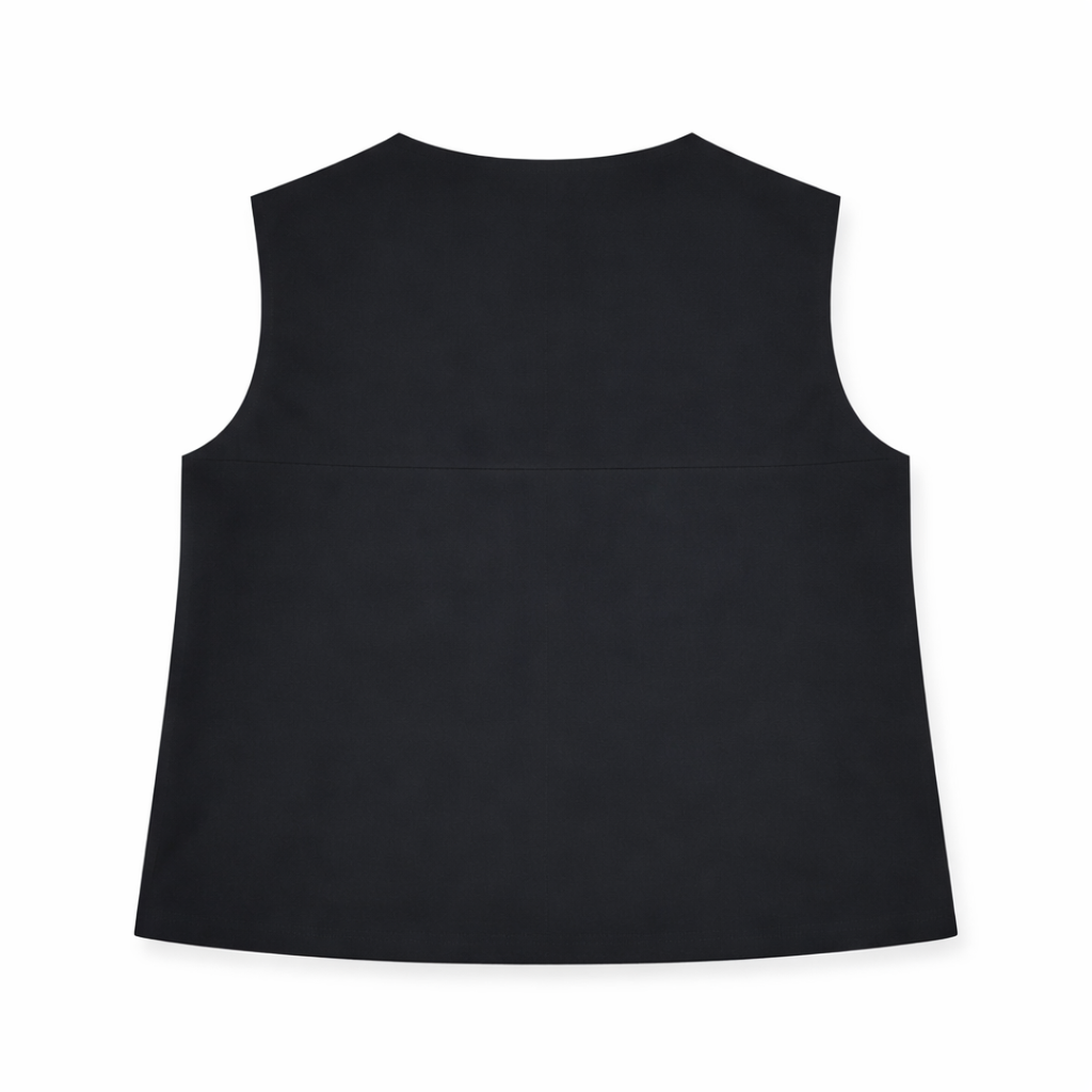 Yohji Yamamoto Style Blouse with Scarf
