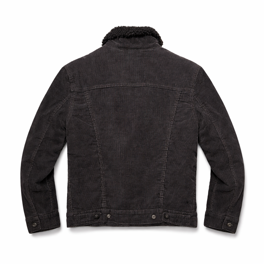 Archival Levi’s Sherpa-Lined Black Trucker Jacket