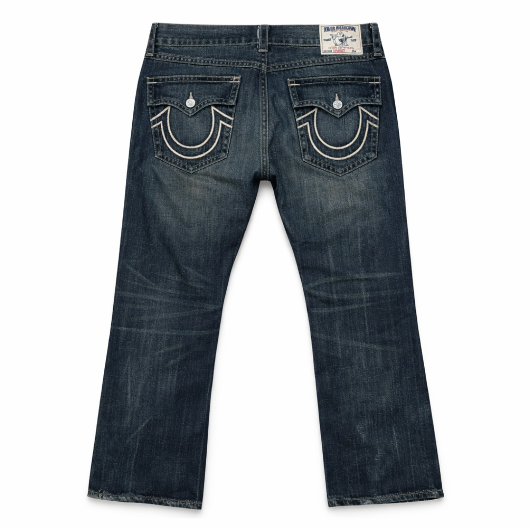 Algonquins Japanese Deconstructed Flare Denim
