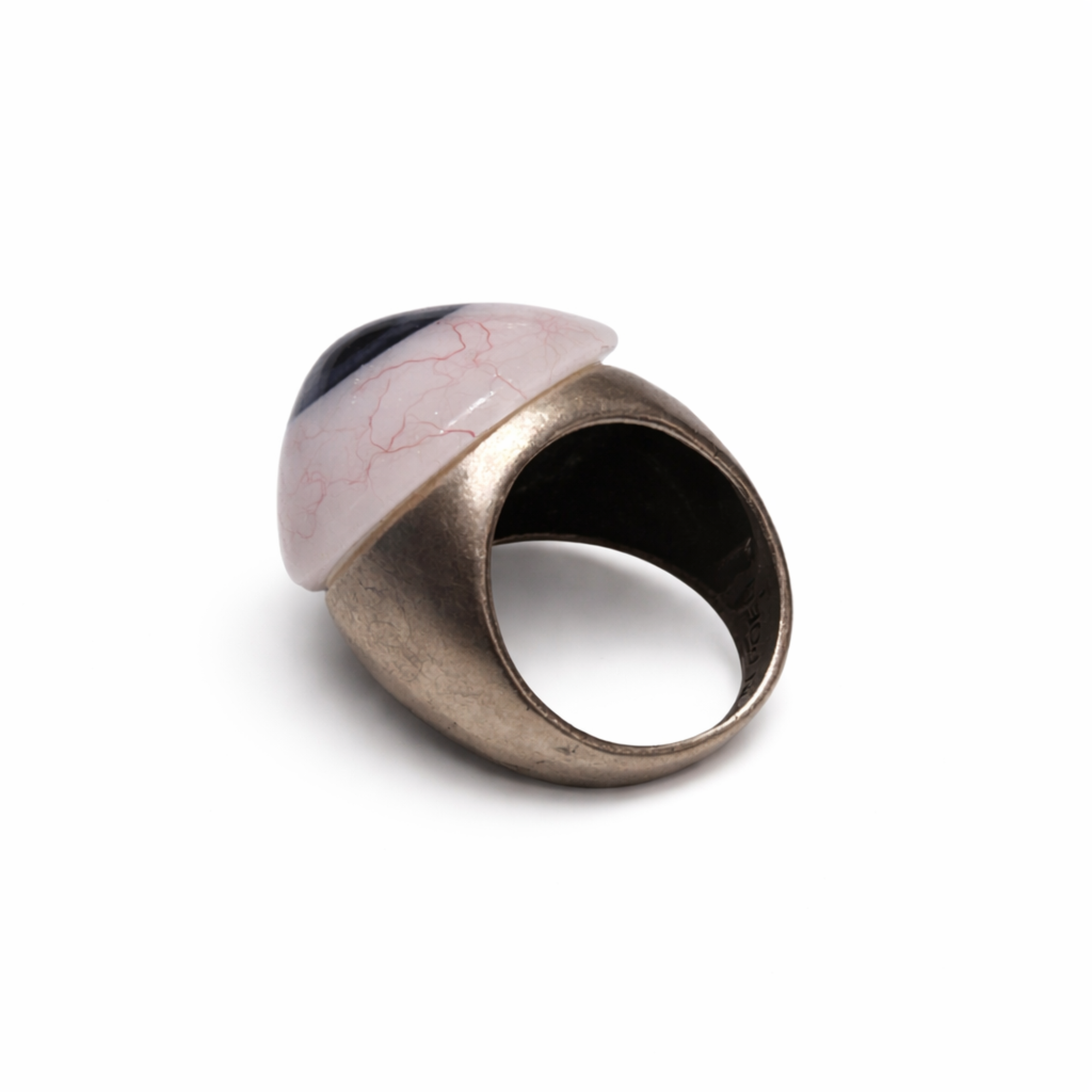 Prosthetic Eye Silver Ring RG000030 - Detail view