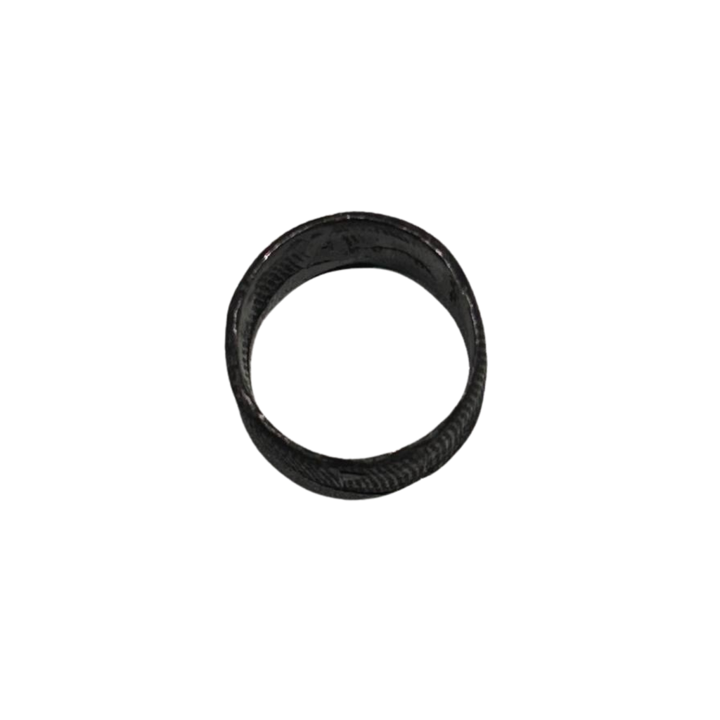 Black Bandage Ring RG000035 - Back view