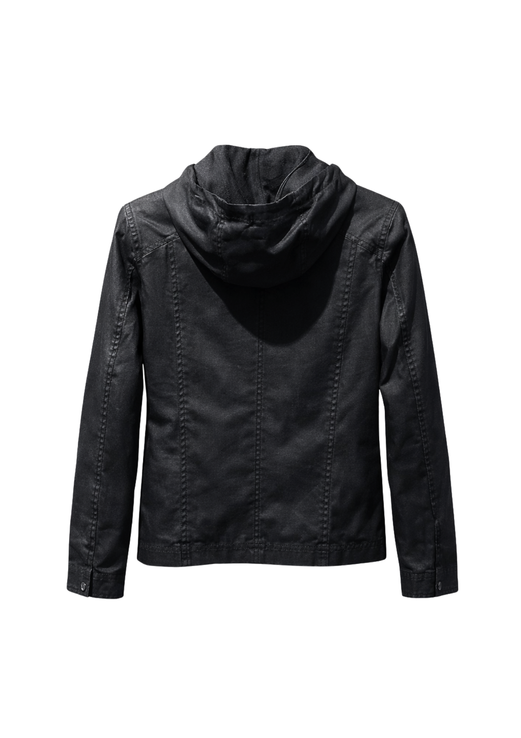 Uniqlo Precision Cut Hooded Leather Jacket