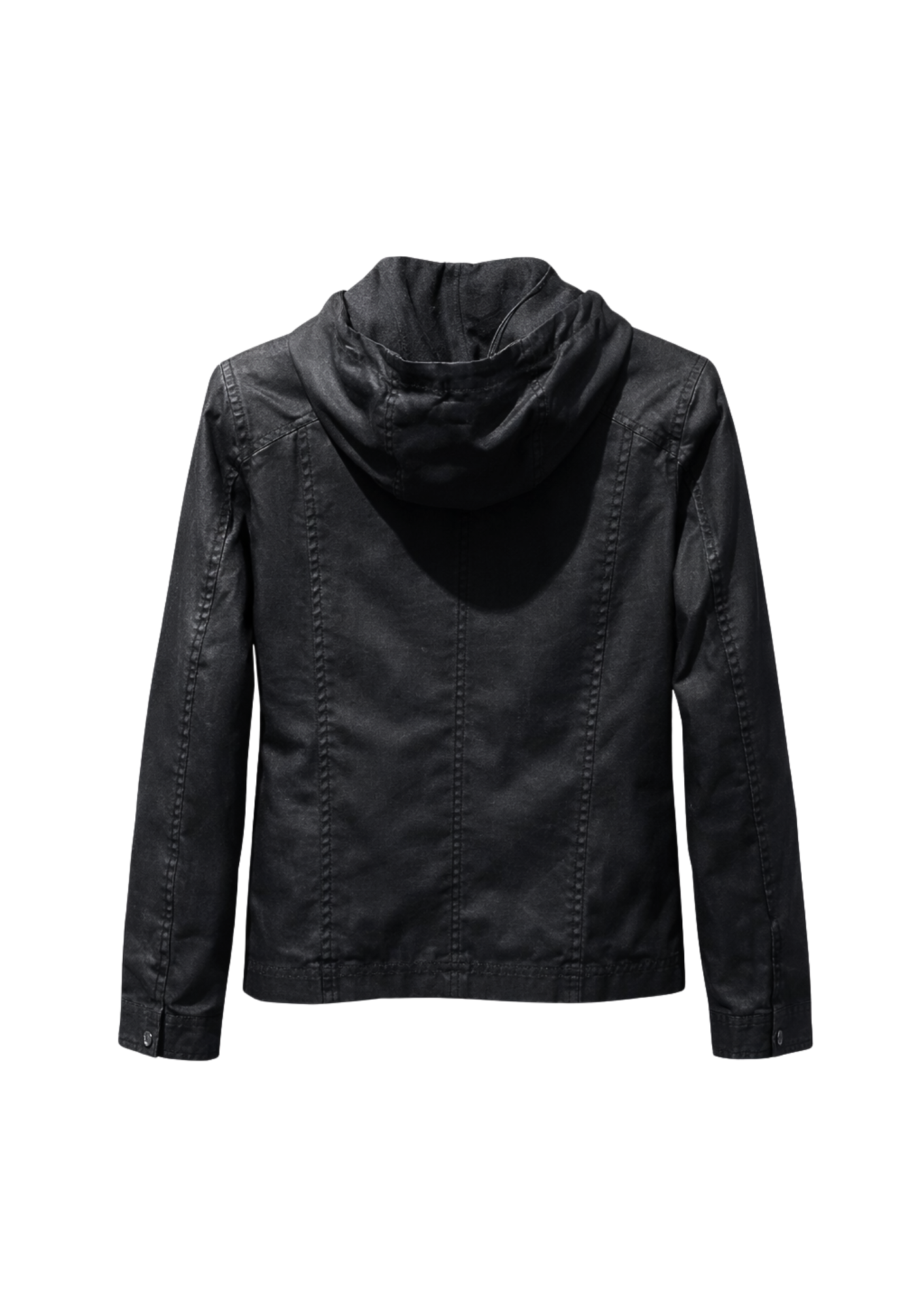 Uniqlo Precision Cut Hooded Leather Jacket