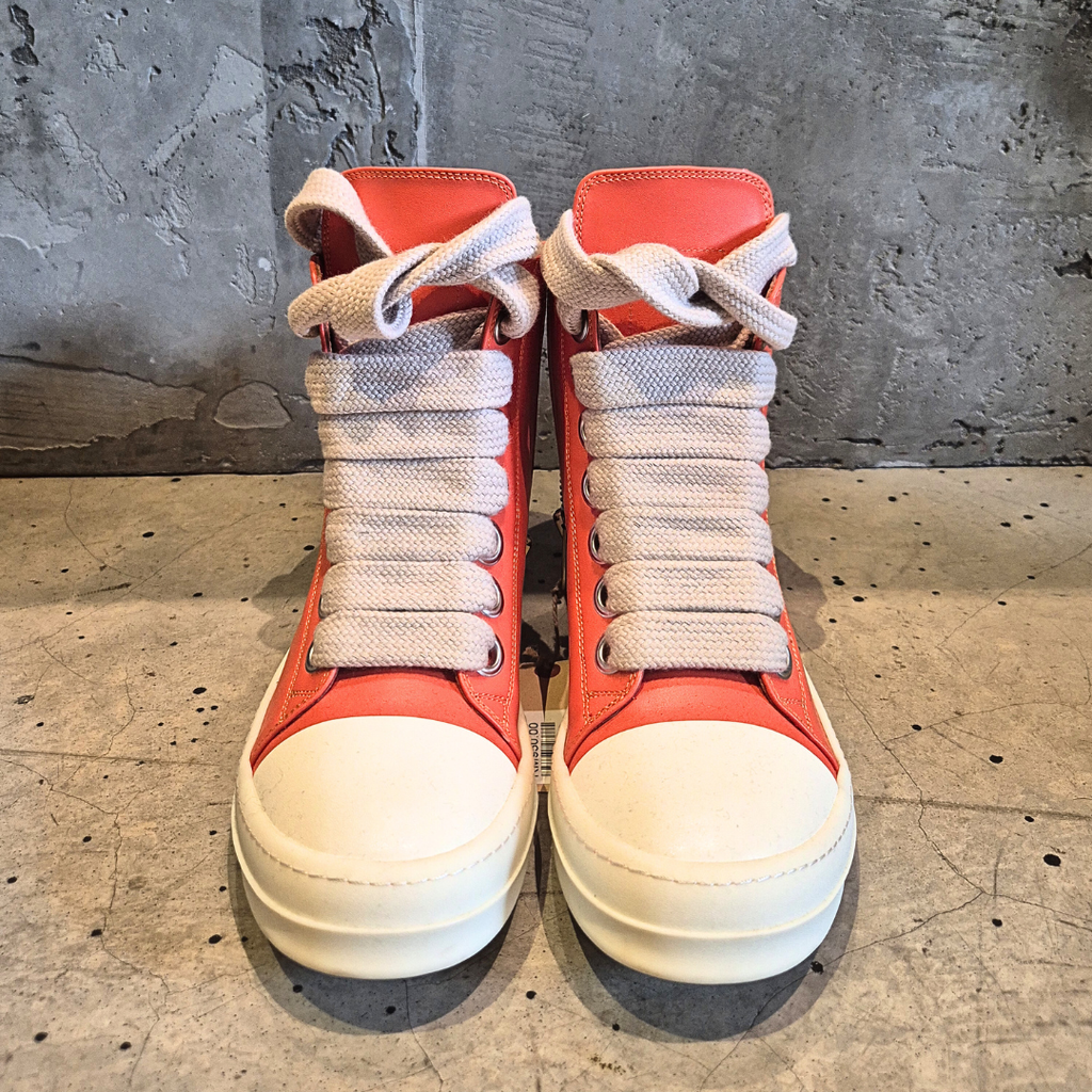 High-Top Sneakers – Orange