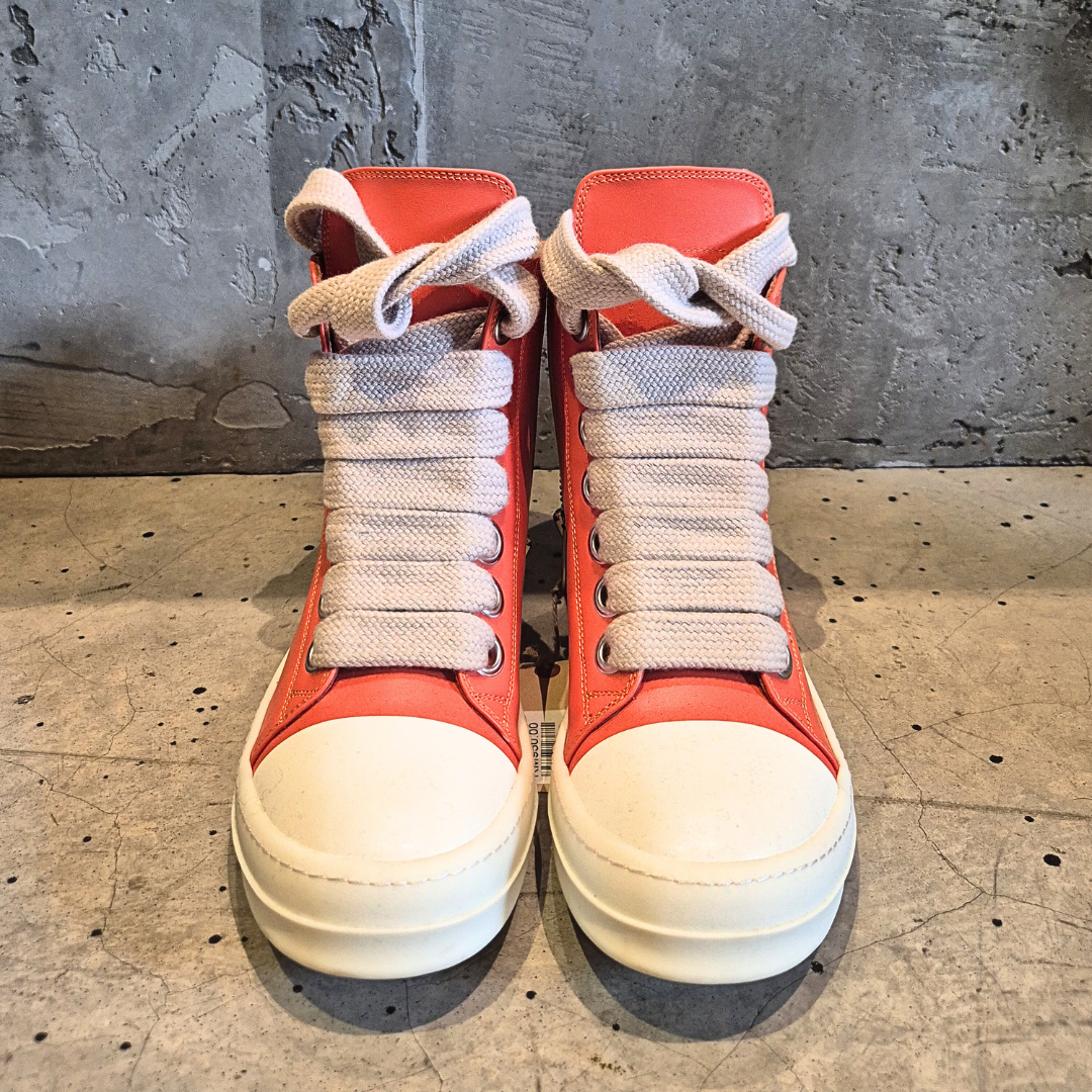 High-Top Sneakers – Orange