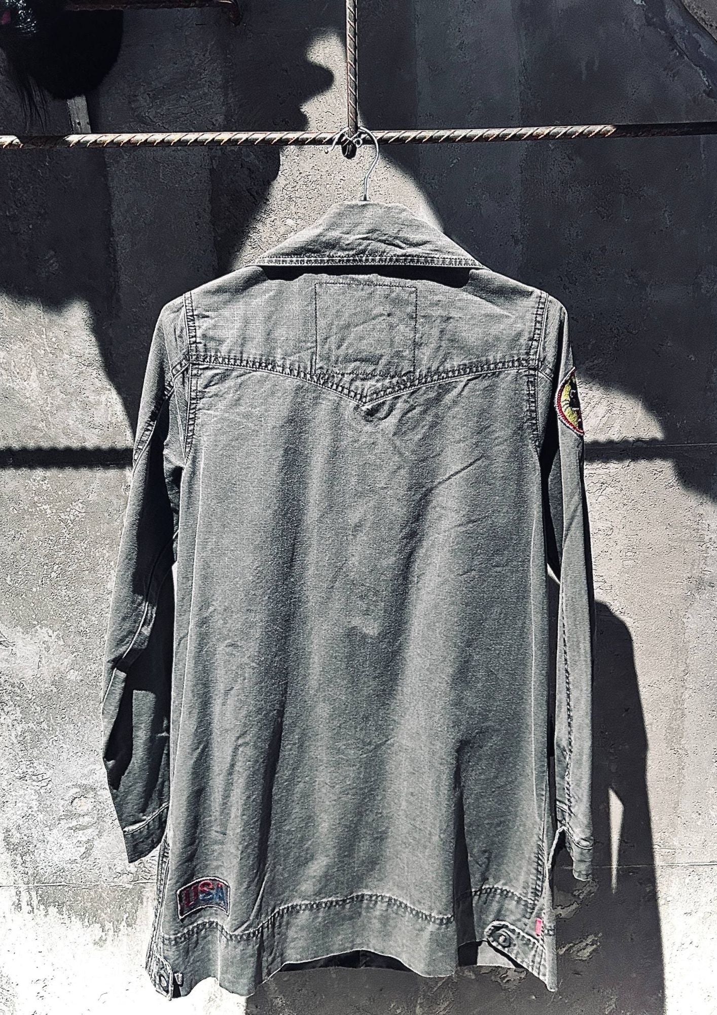 Levi’s Olive Green Military Style Cotton Jacket