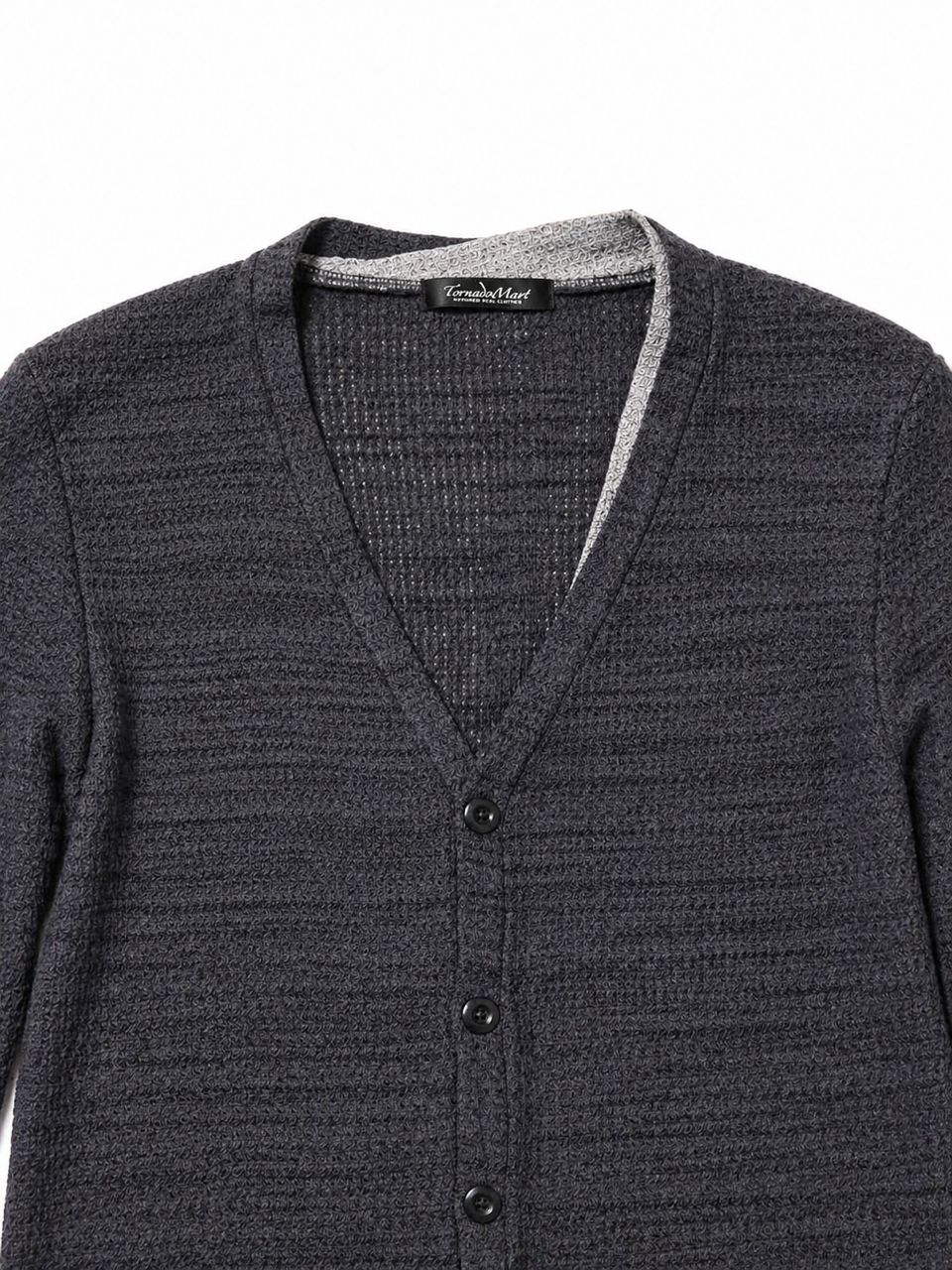 Tornado Mart Charcoal Open-form Knit Piece