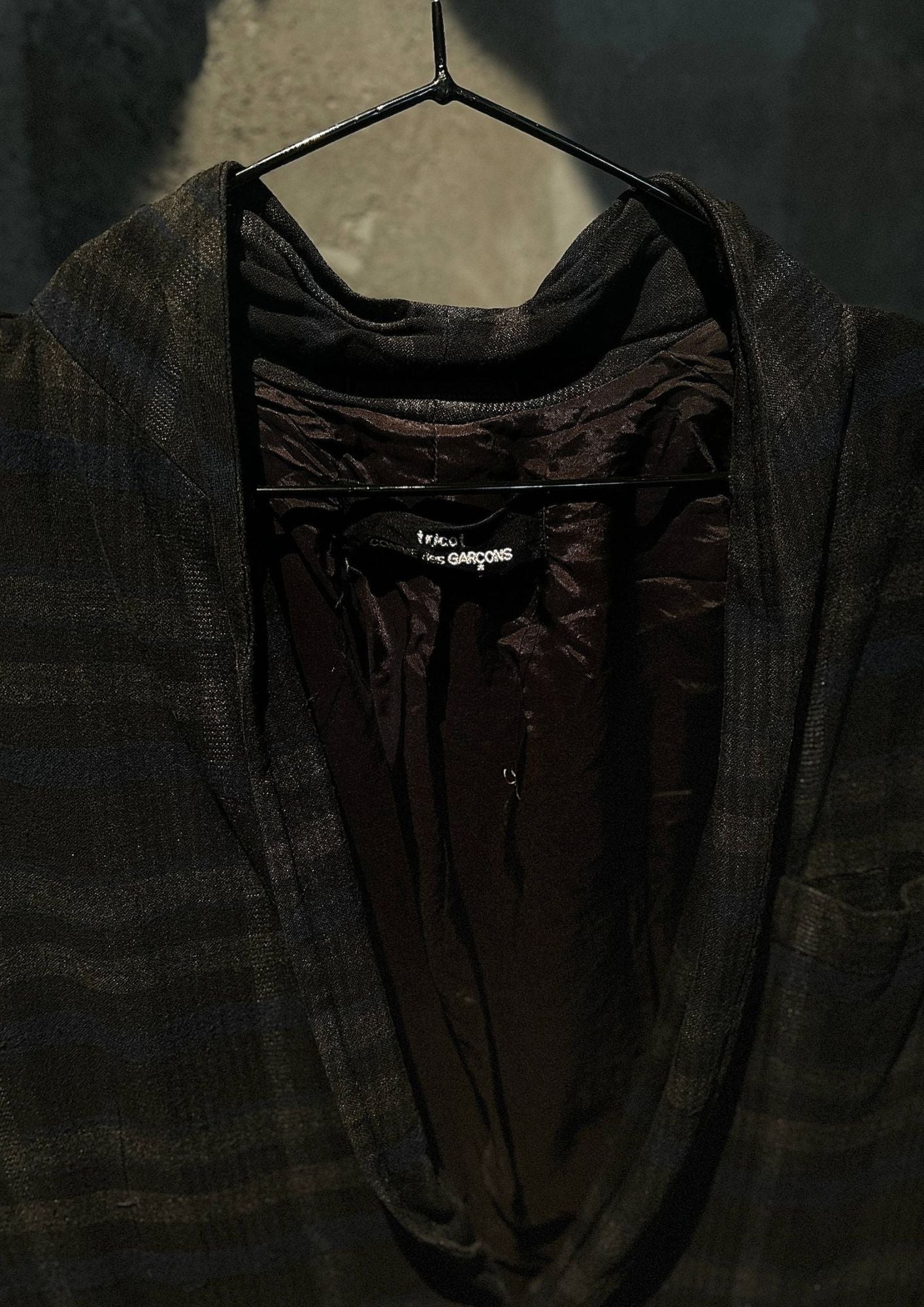 Tricot COMME des GARÇONS Wool Knit Cardigan  Black