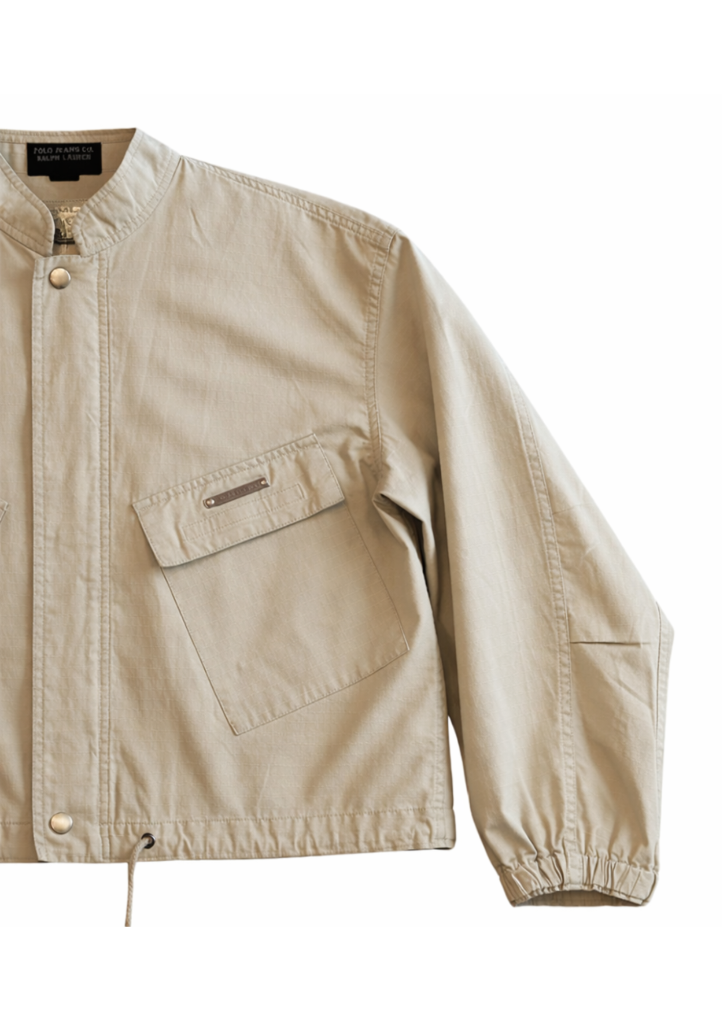 Ralph Lauren Structured Ralph Lauren Crop Jacket in Beige