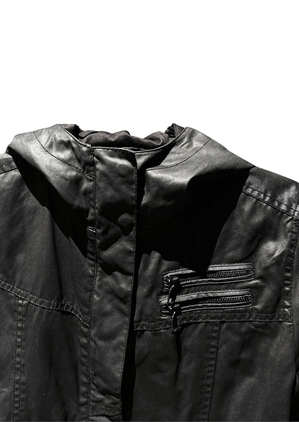 Uniqlo Precision Cut Hooded Leather Jacket