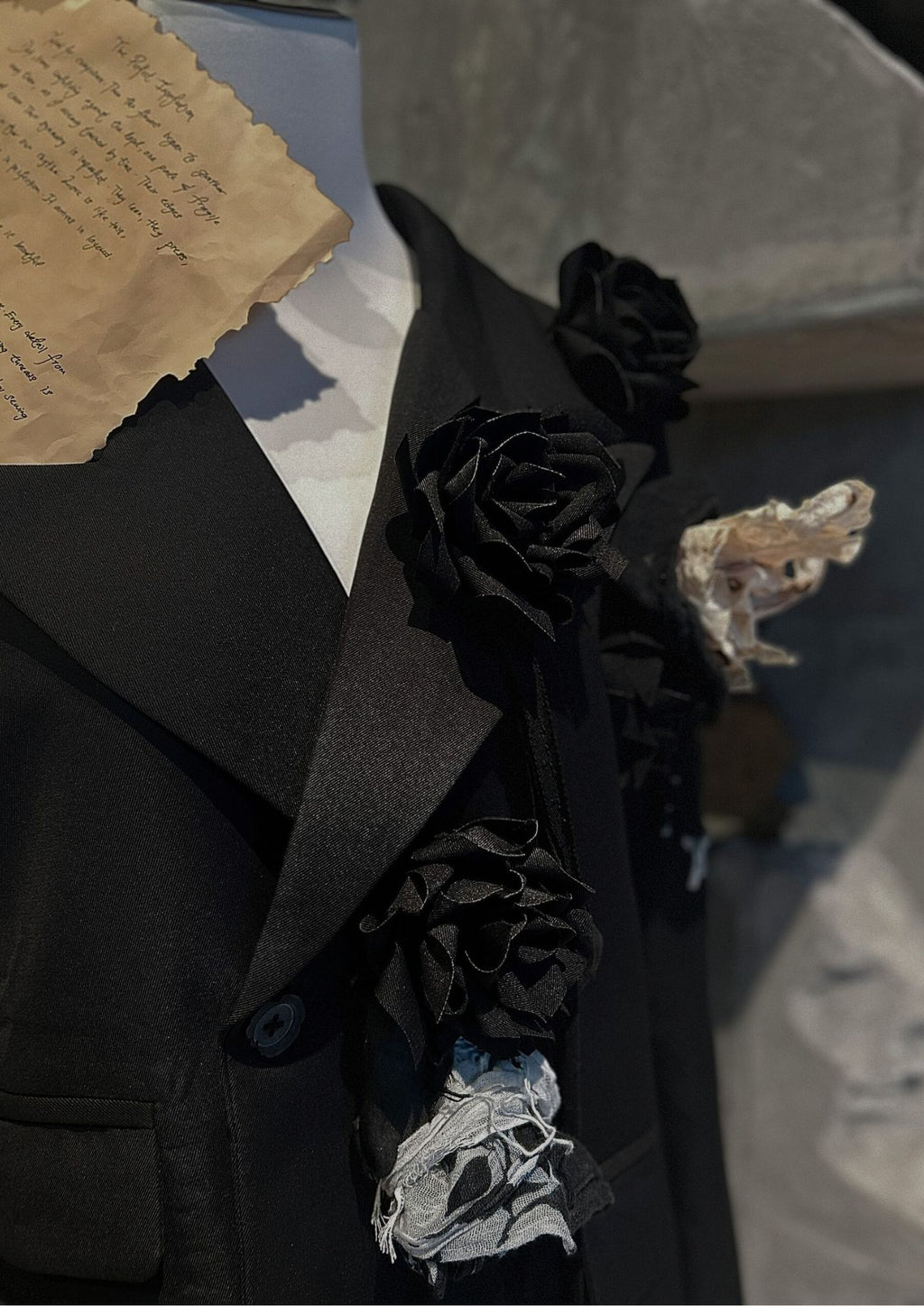 V Line Custom Floral Coat