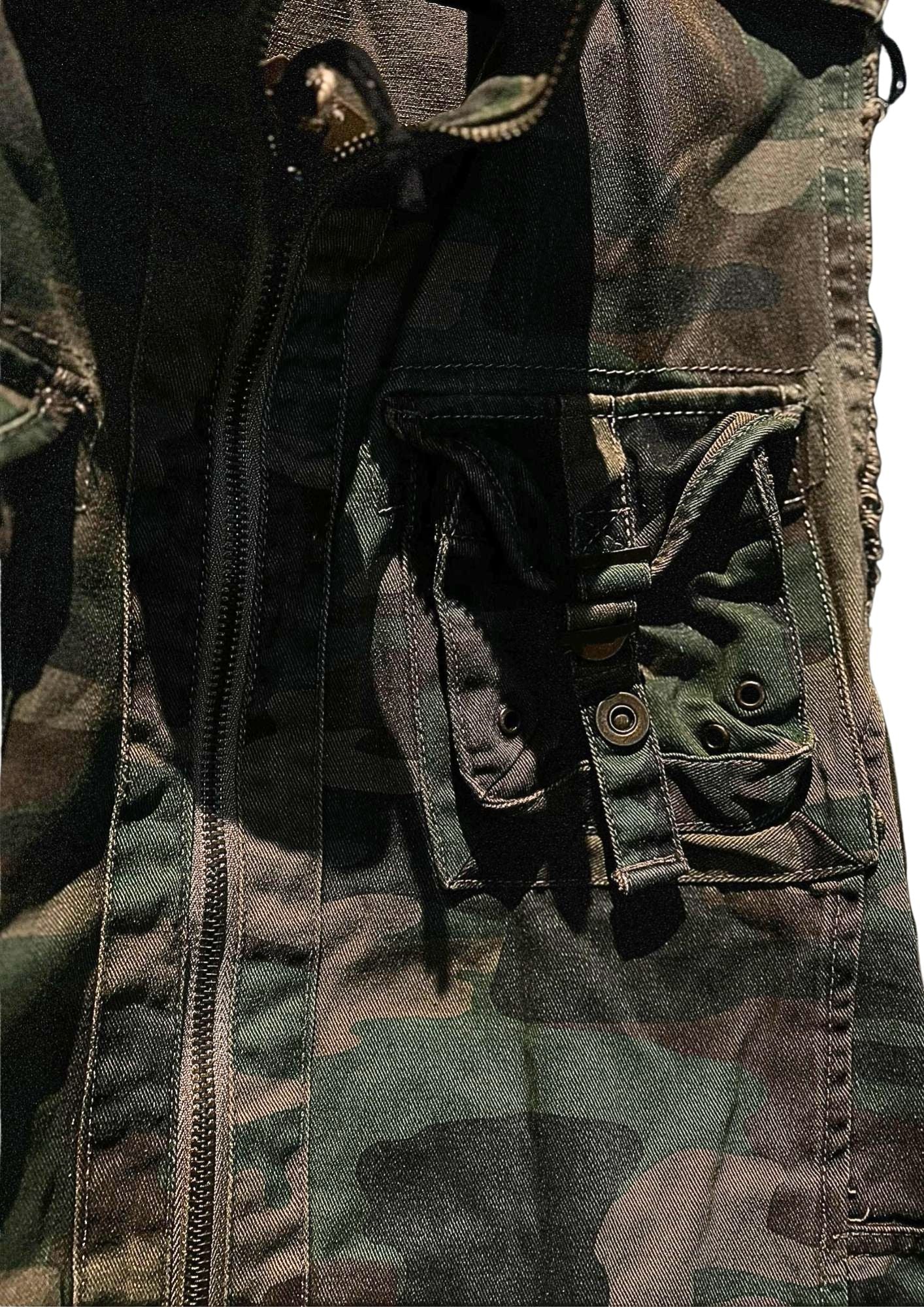 Beno Zip-Up Tactical Camo Vest