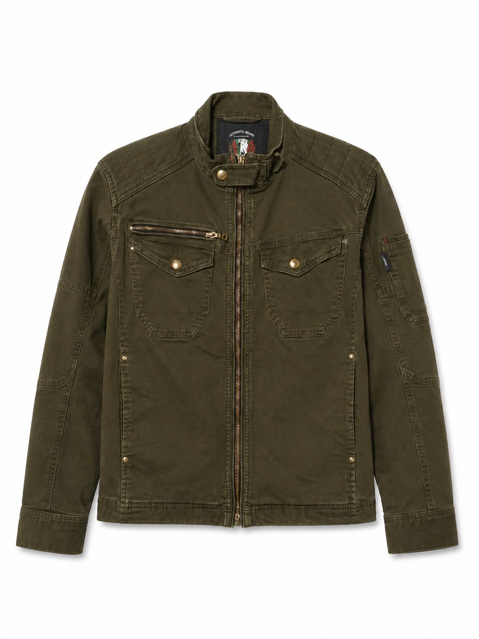 Green Motorcycle style jacket