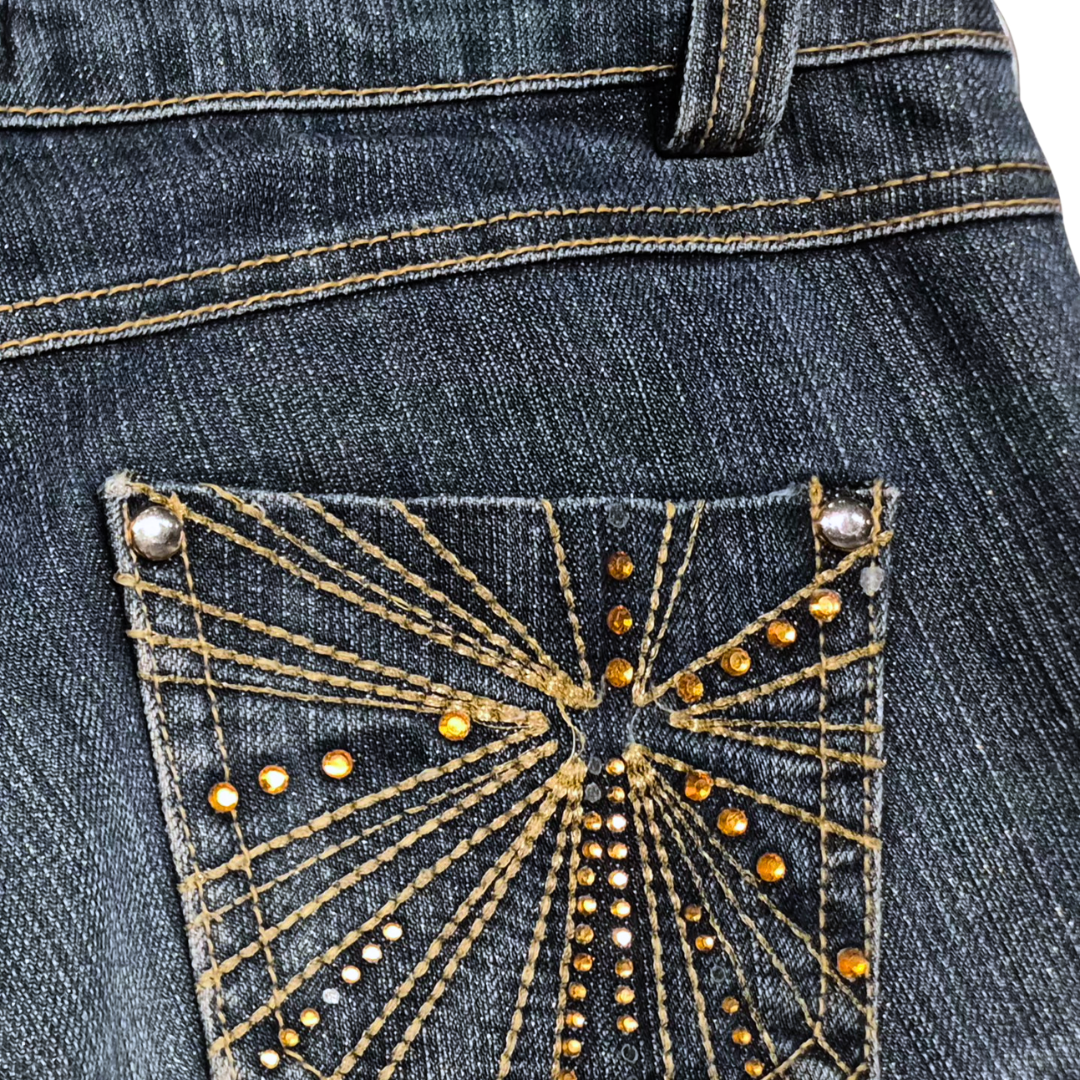Algonquins Japanese Deconstructed Flare Denim