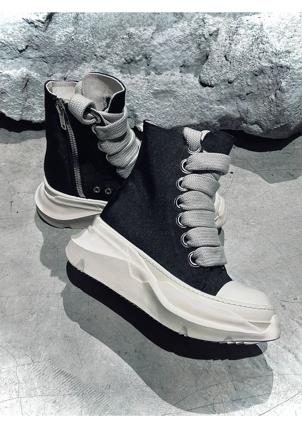 High-Top Platform Sneakers