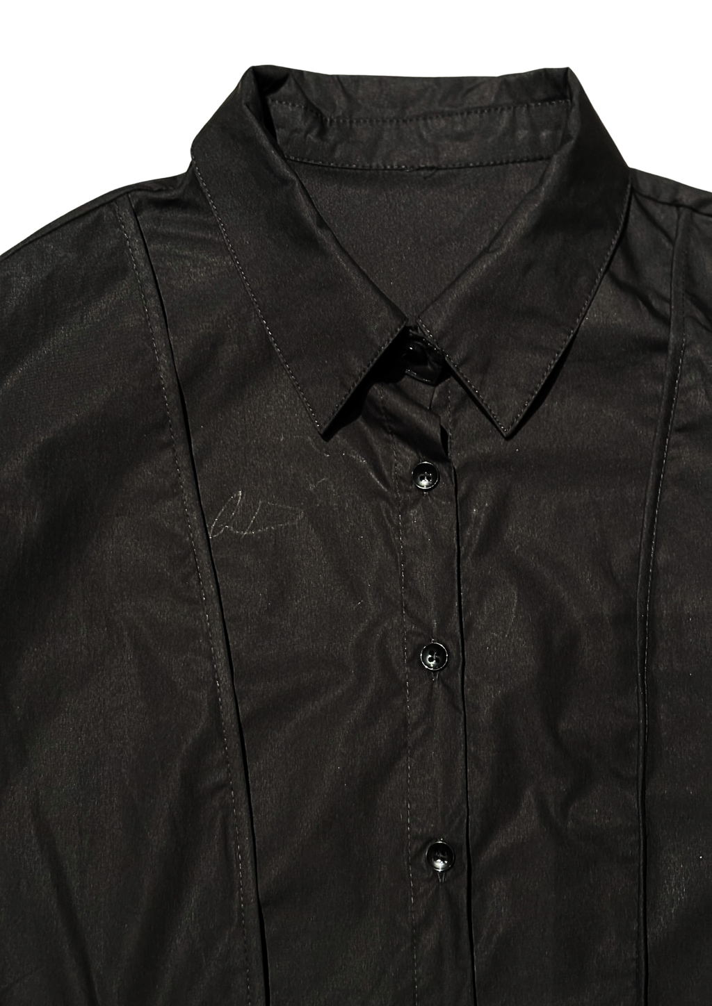 Yohji Yamamoto inspired layered button up