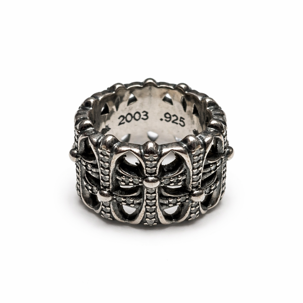 Chrome Arch Structure Ring