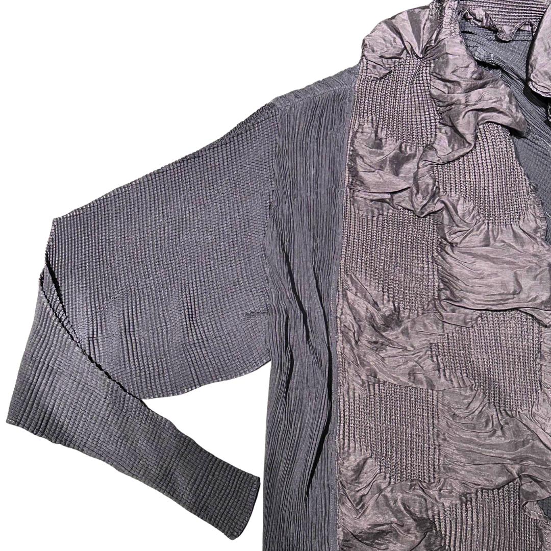 Issey Miyake PLEATS PLEASE inspired Archival Assymetrical Sleeves Outer