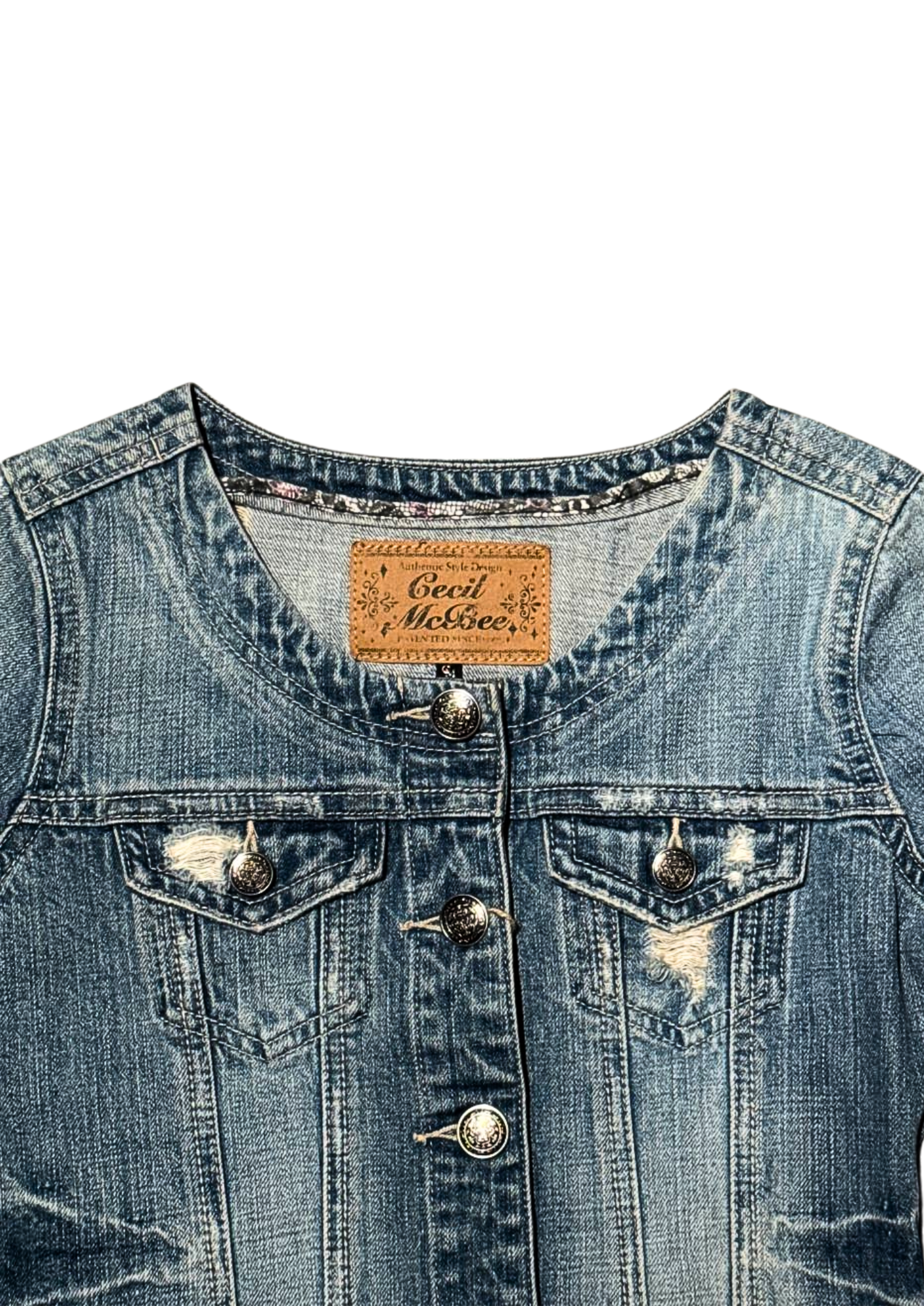 Cecil McBee Archive Contoured Denim Jacket