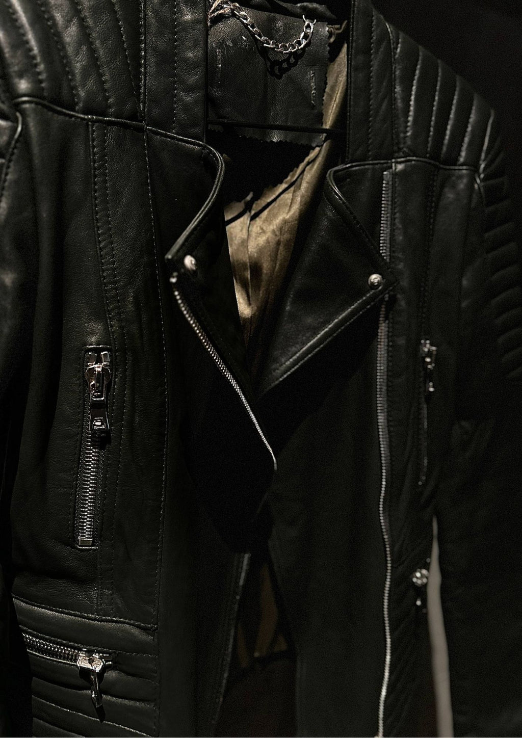 Balmain Lambskin Biker Jacket – Luxury Designer Style