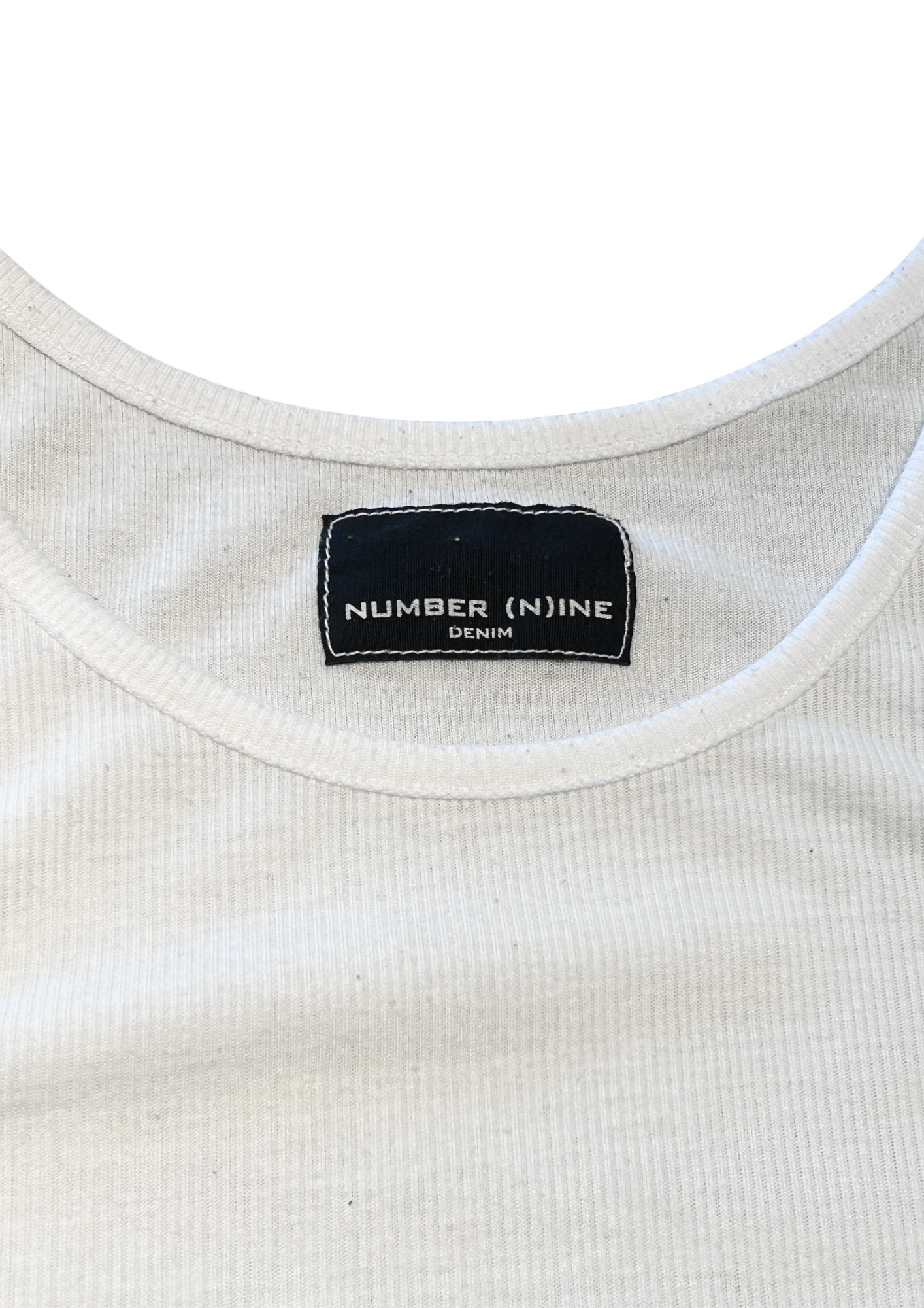 Number (N)ine Core Ribbed Undershirt Tank