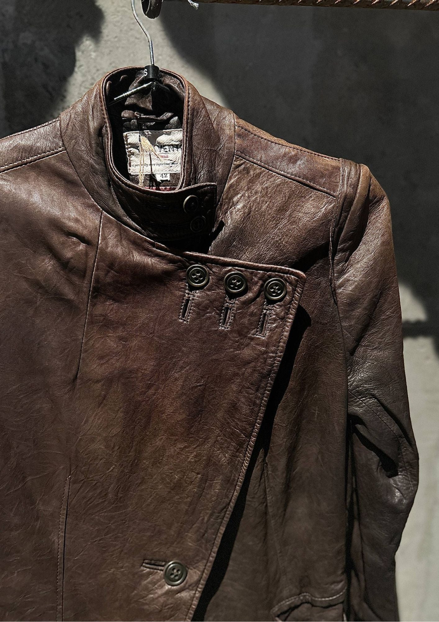 Travento Vintage Leather Coat