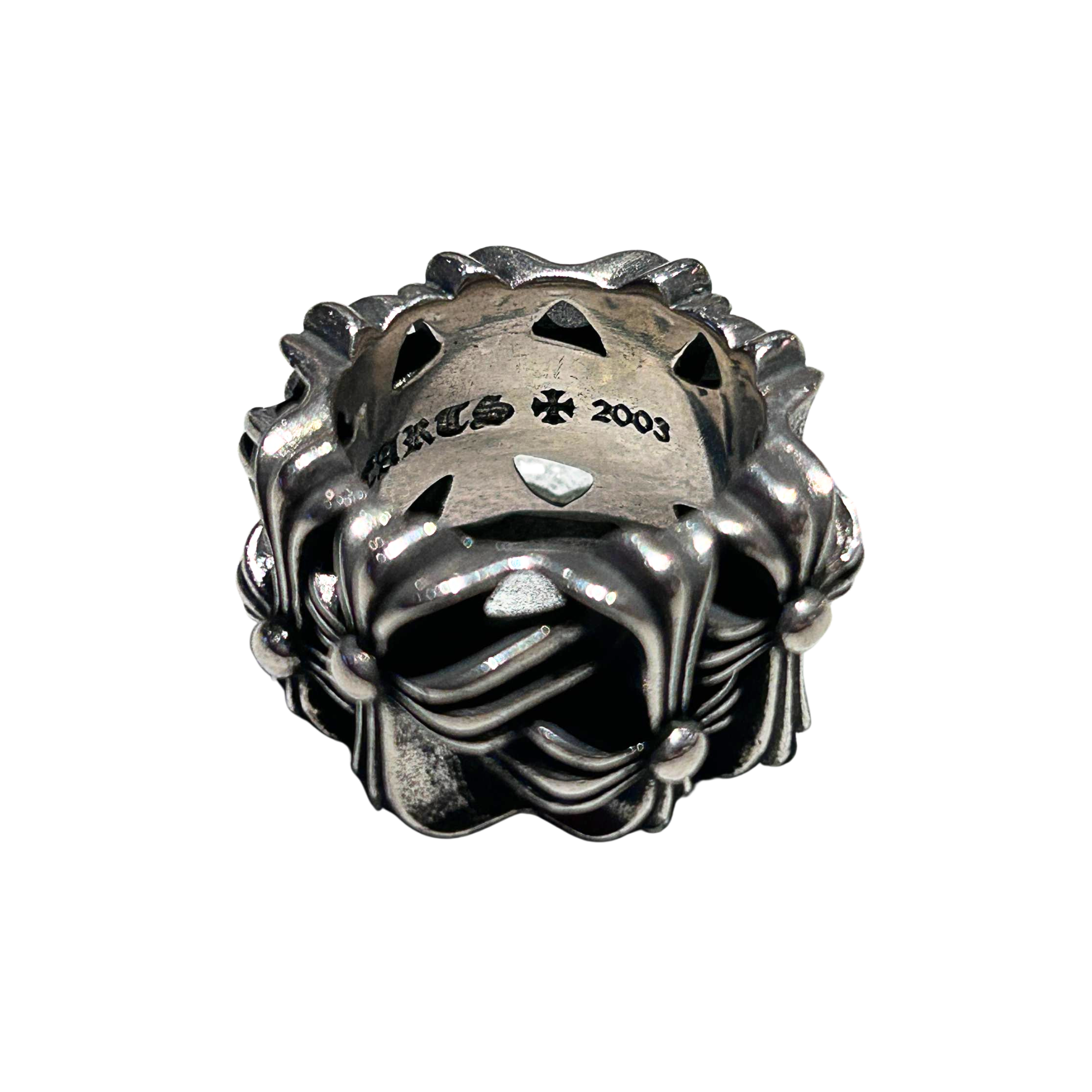 Chrome Crossform Ring