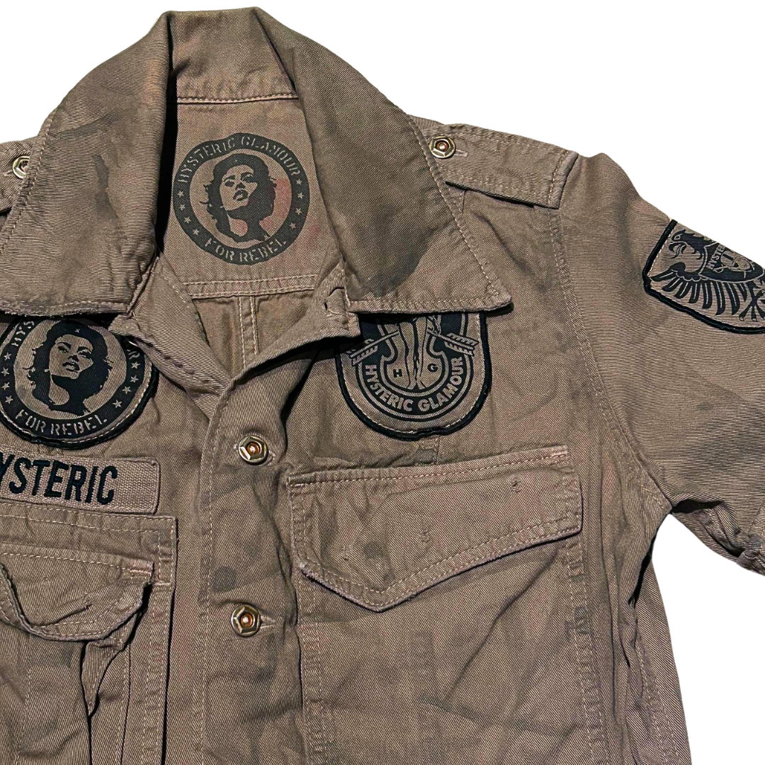 Hysteric Glamour ARCHIVAL Hysteric Glamour for Rebel Military Shirt