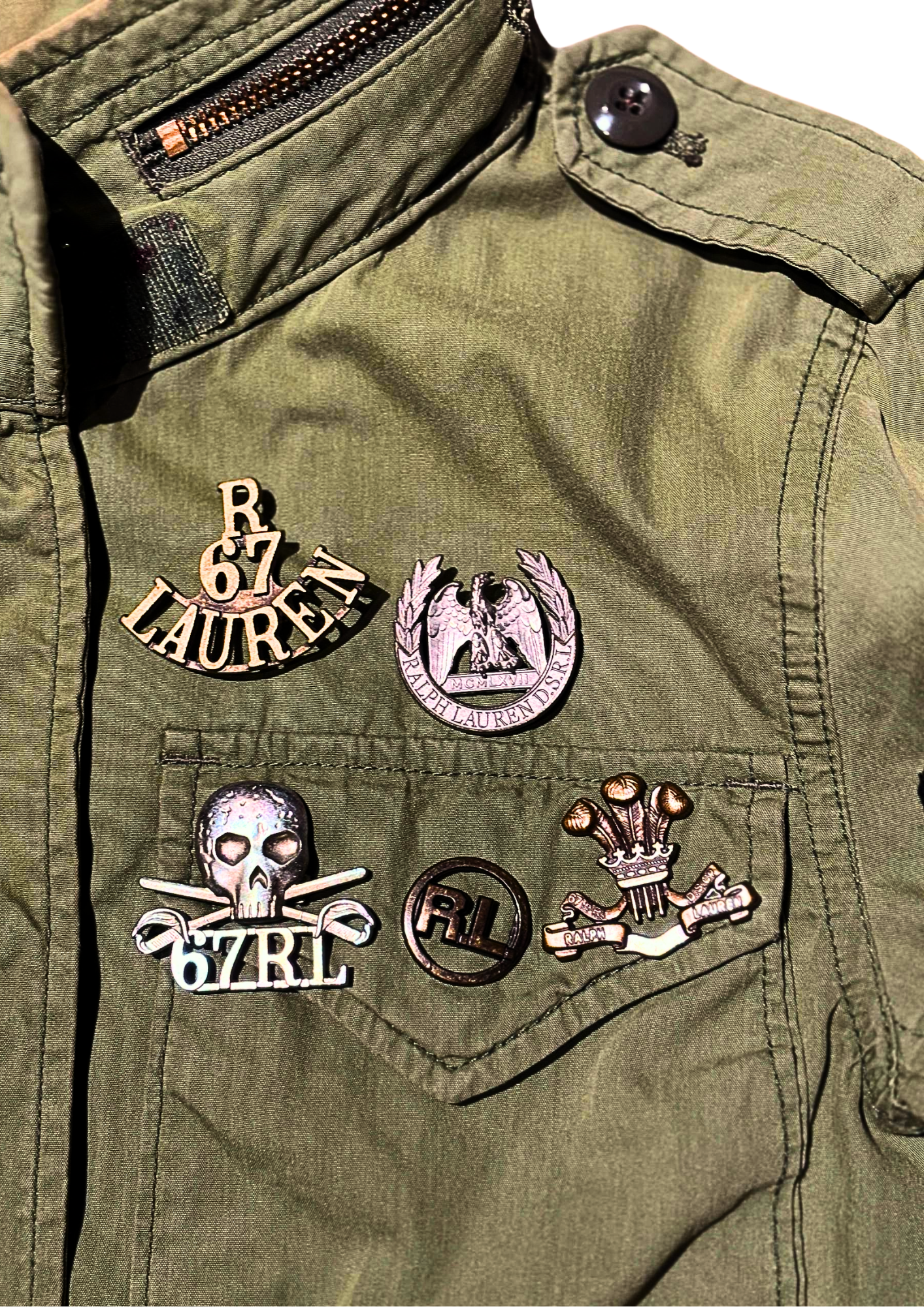 Ralph Lauren Multi-Patch M-65 Style Jacket