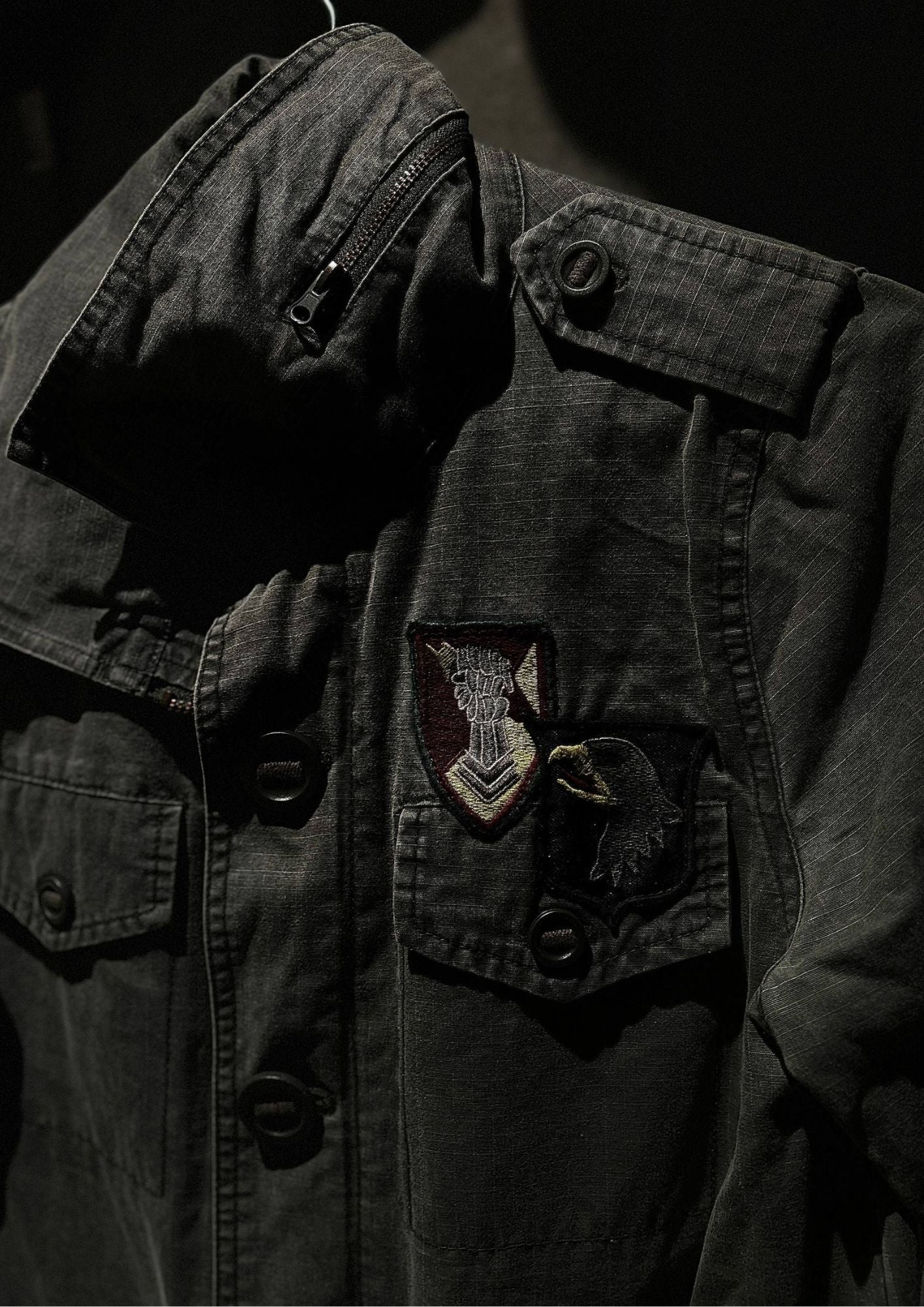 Levi’s Olive Green Military Style Cotton Jacket