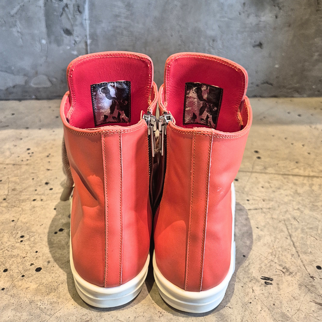 High-Top Sneakers – Orange