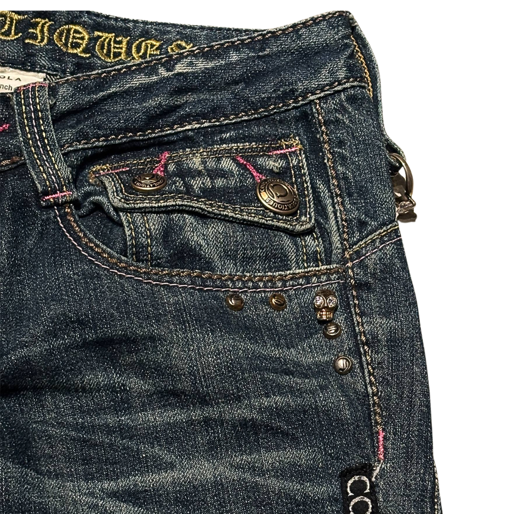 Razor Fade Distressed Denim