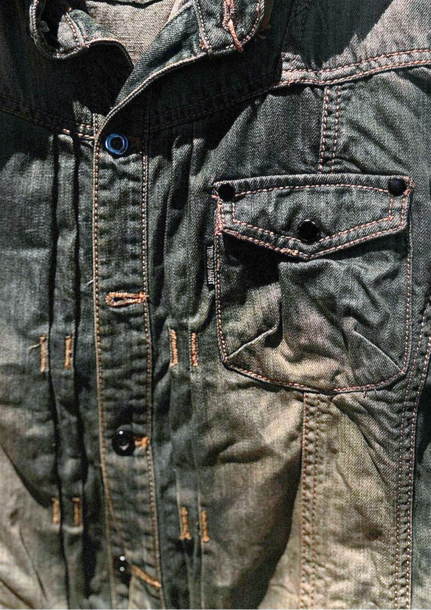 Tornado Mart Structured Vintage Denim Jacket