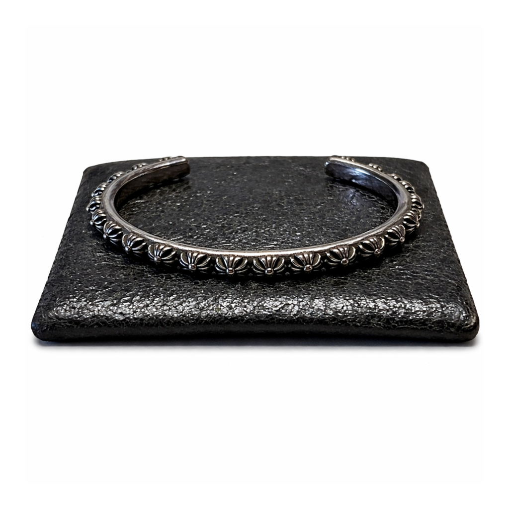 Chrome Gothic Flora Cuff 925 Silver