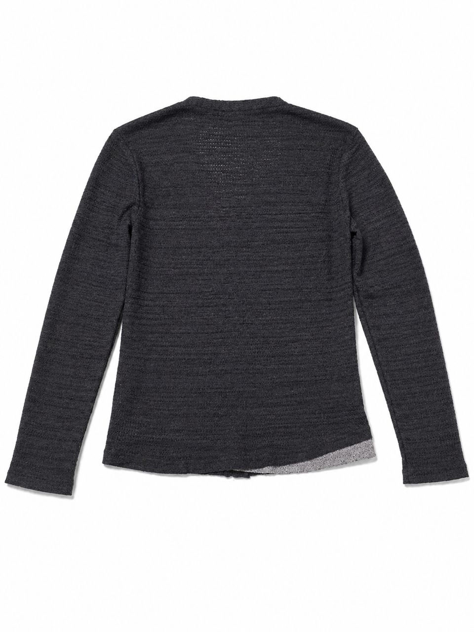 Tornado Mart Charcoal Open-form Knit Piece