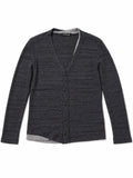 Tornado Mart Charcoal Open-form Knit Piece