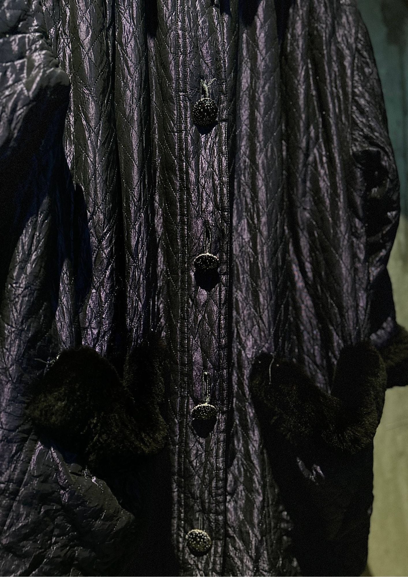 Yves Saint Laurent Vintage Fur Trim Jacket