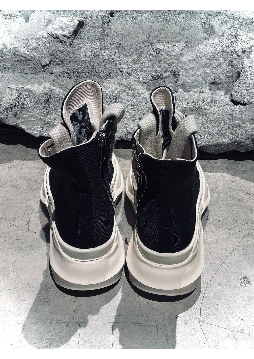 High-Top Platform Sneakers