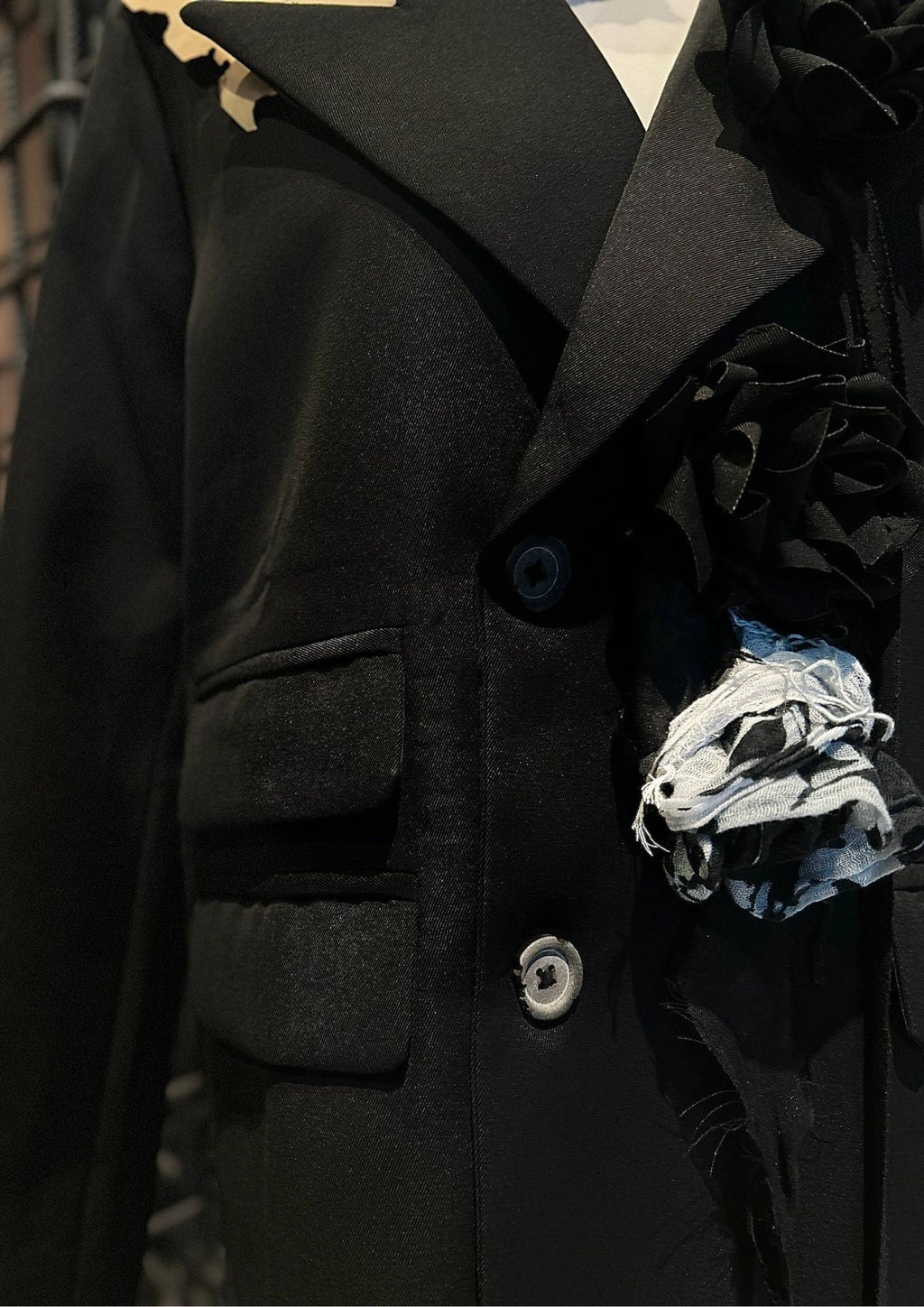 V Line Custom Floral Coat