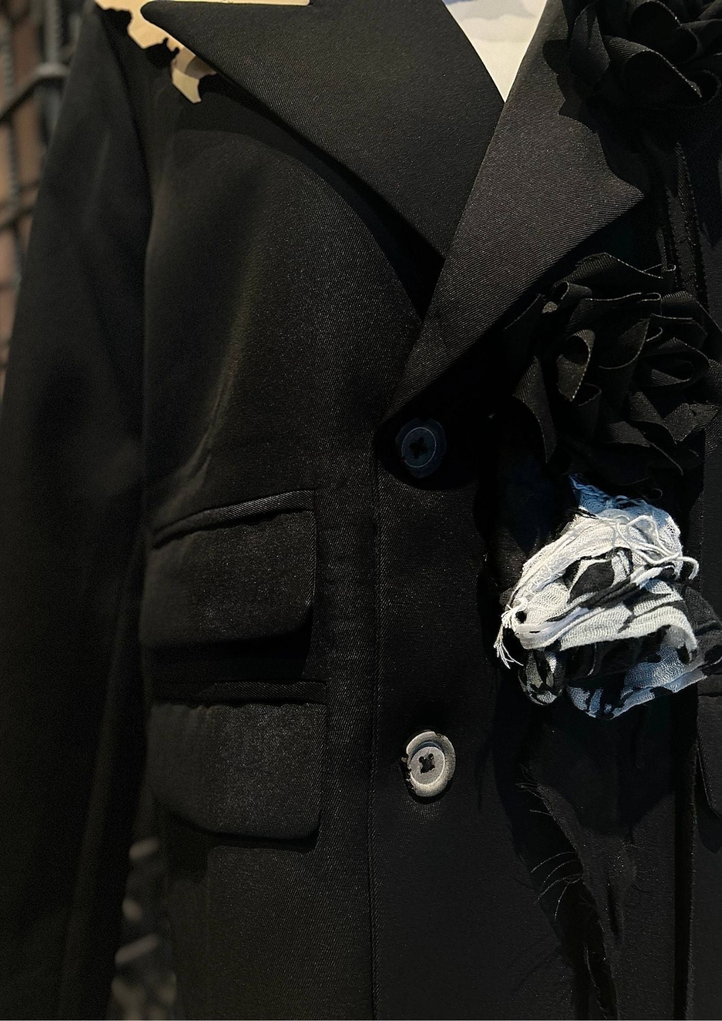 V Line Custom Floral Coat